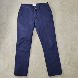 TAYLOR STITCH The Slim Chino Pants Men's SIZE 30 X 29 Blue Casual